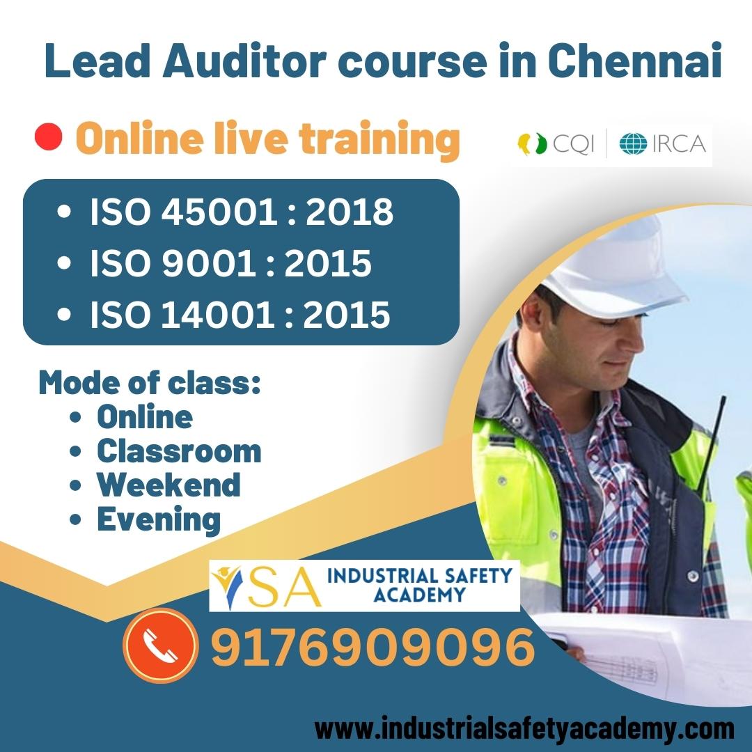 lead auditor course fees in chennai